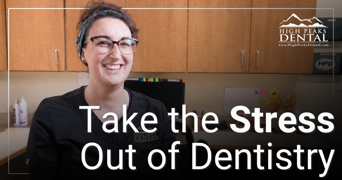 Take the Stress Out of Dentistry Woman smiling